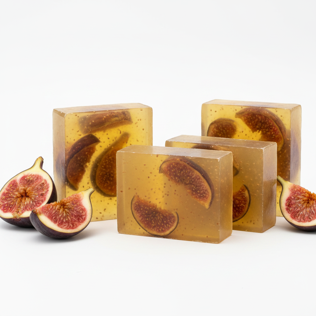 Fig fragranced vitamin E glycerine soap bar handcrafted in South Africa – Arnia CraftyGirl