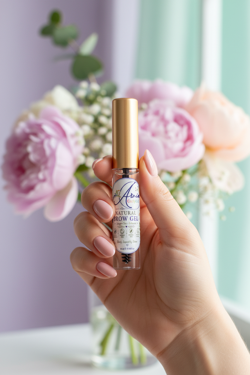 Arnia CraftyGirl Natural Brow Gel - Lifestyle Hand Shot