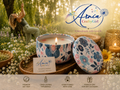 White sage scented candle