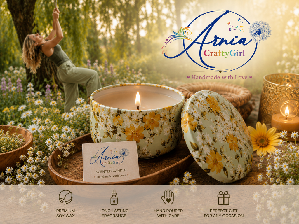 Fig scented handcrafted natural candle earthy fragrance – Arnia CraftyGirl"