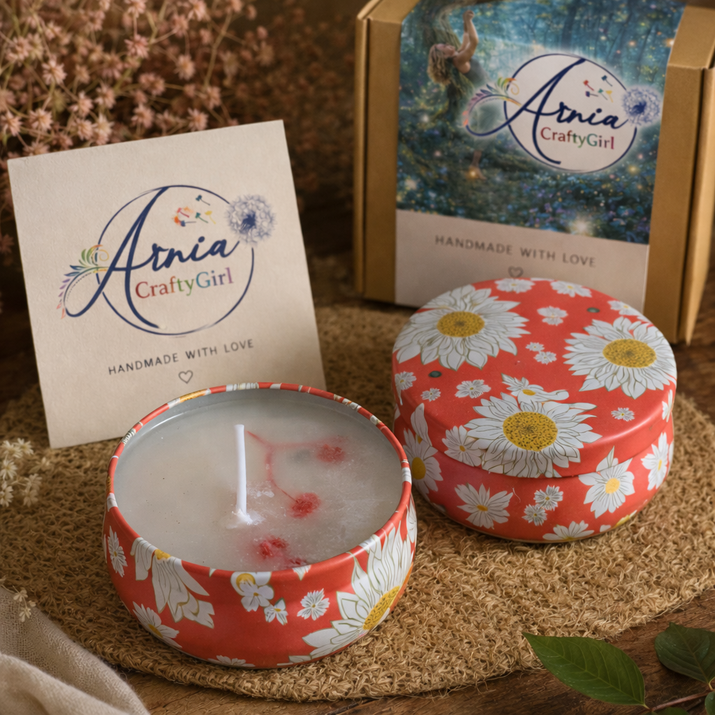 Cherry scented candle