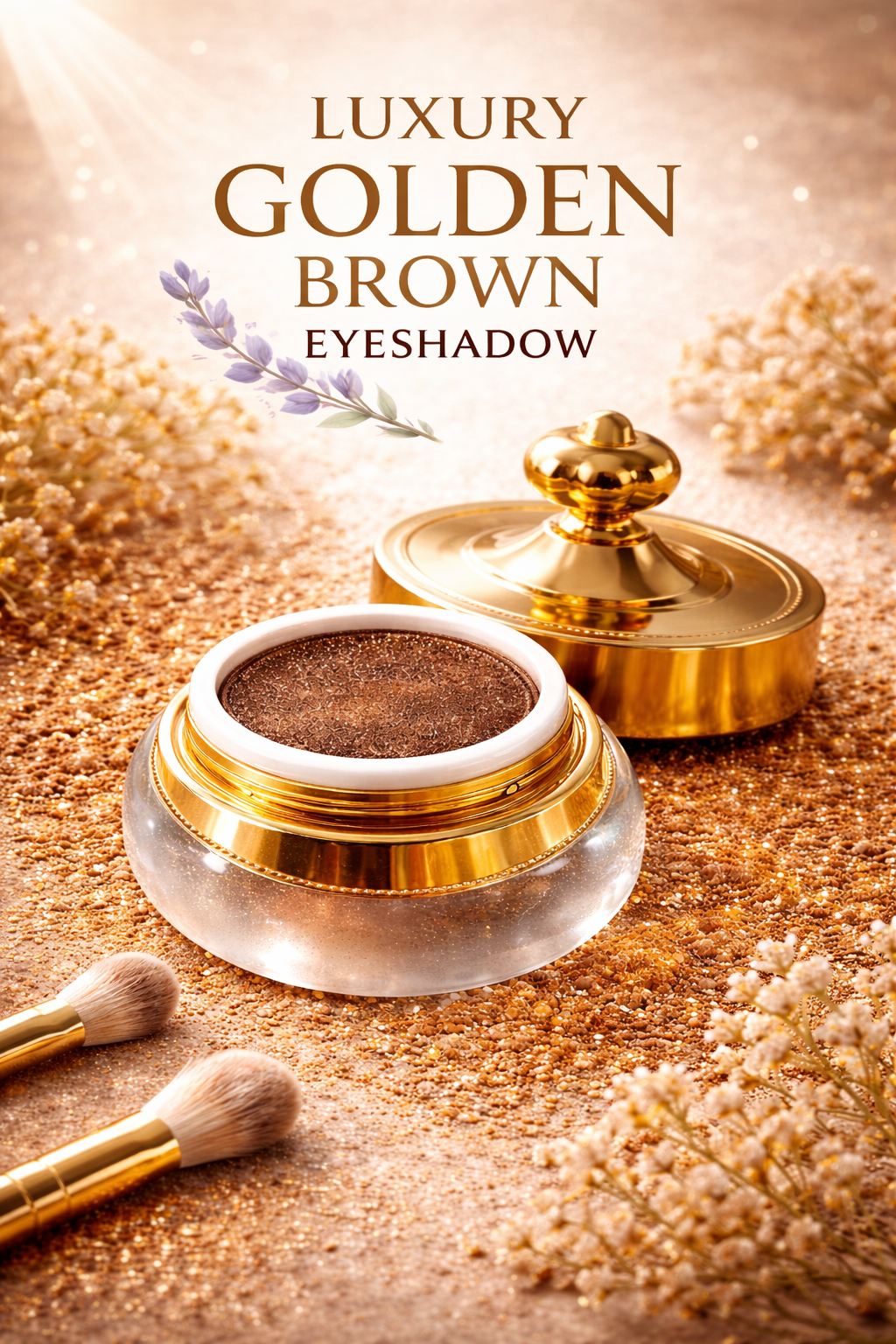 Golden Brown Vit E enriched Natural Eyeshadow